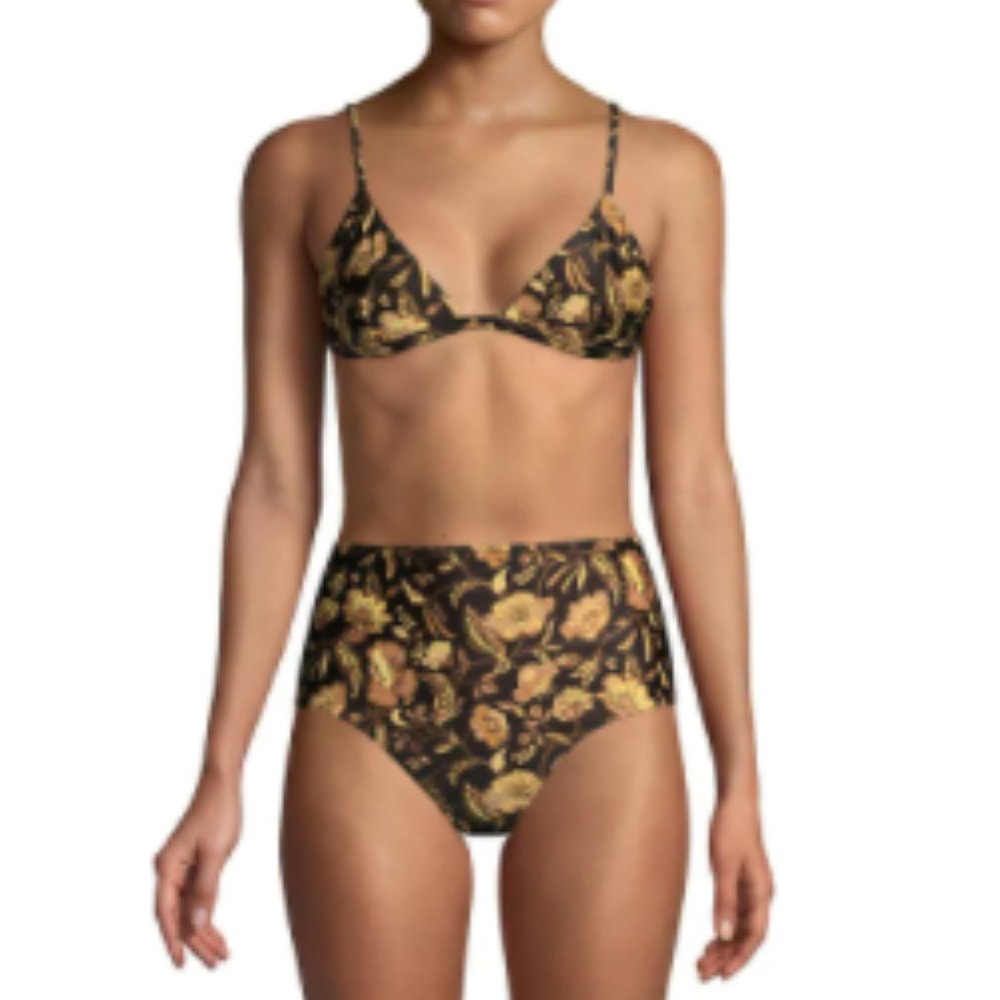 Matteau High waist Ginger Hibiscus bikini